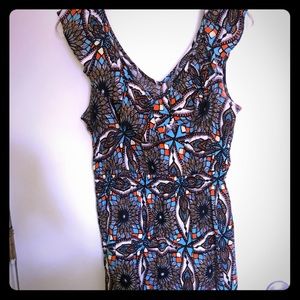 Bright patterned dress